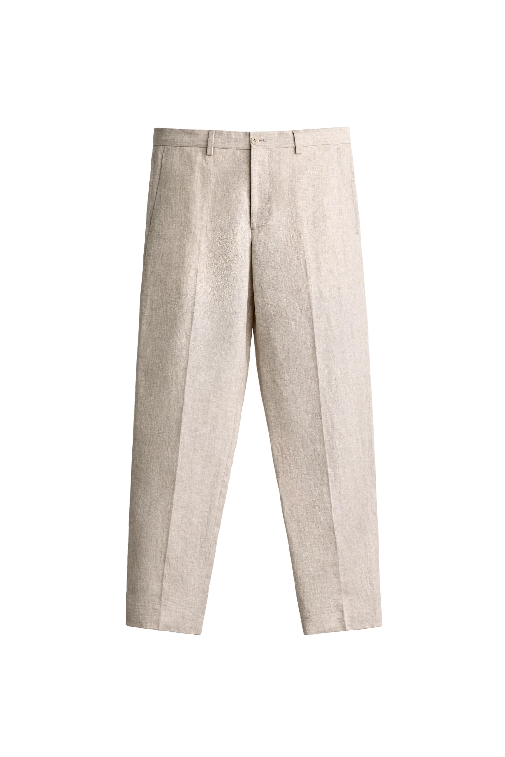 100% LINEN SUIT PANTS